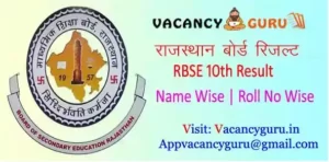 RBSE 10th Class Result 2024