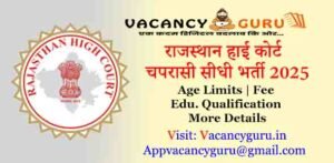 Rajasthan High Court Peon Recruitment 2025