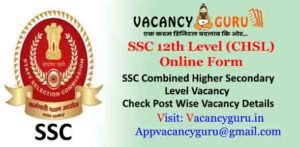 SSC CHSL Online Form 2025