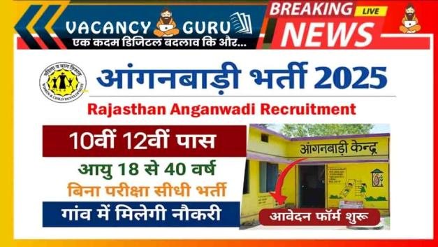 Rajasthan Anganwadi Recruitment 2025 Rajasthan Anganwadi Recruitment 2025