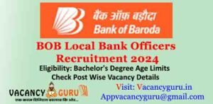 BOB Local Bank Officers LBO Recruitment 2025 Online Form