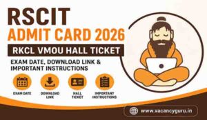 RSCIT Admit Card 2026