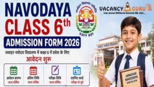 NVS Class 6 Admission Form 2026 NVS Class 6 Admission Form 2026